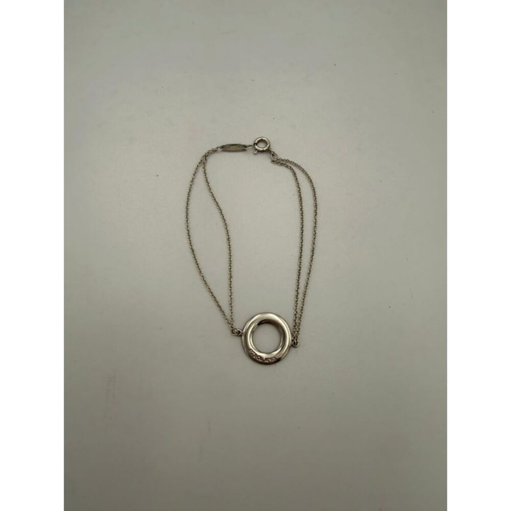 Tiffany & Co. TIFFANY & CO. Silver Bracelet with Double Women's Chain